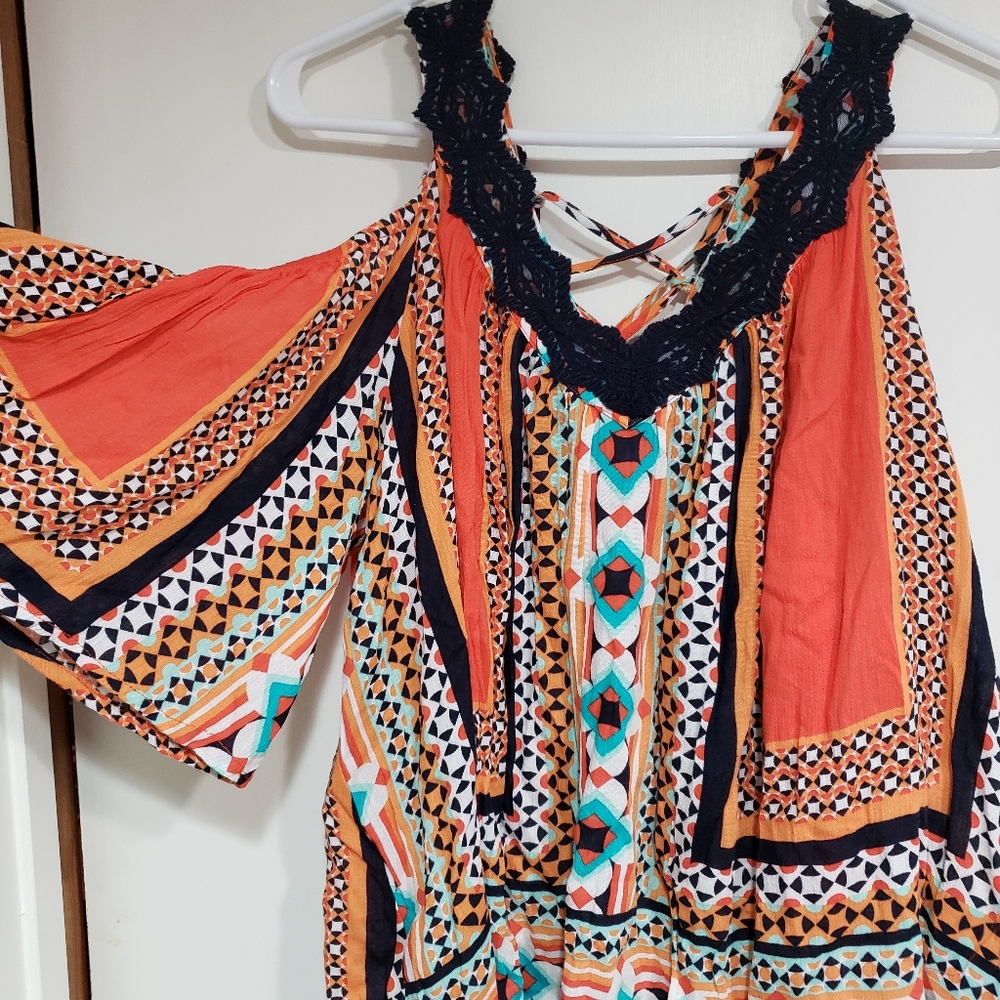 Multi color top